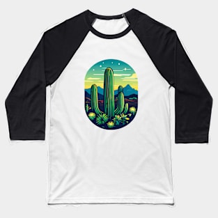 Cactus Saguaro Baseball T-Shirt